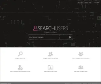 Searchusers.com(Permanently Discontinued) Screenshot