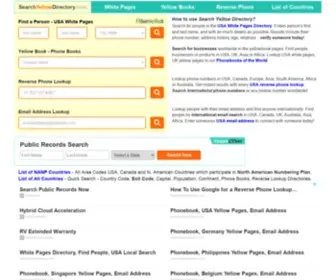 Searchyellowdirectory.com(Search Yellow Book) Screenshot