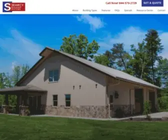 Searcybldgs.com(Metal Building Services) Screenshot