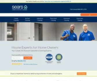 Searsclean.com(Sears Carpet & Air Duct Cleaning) Screenshot