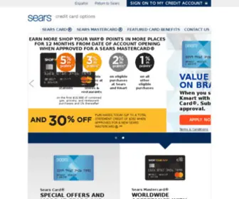 Searscredit.com(Apply for a Sears credit card) Screenshot