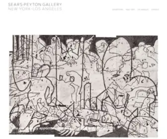 Searspeyton.com(Sears Peyton Gallery) Screenshot