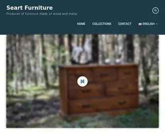 Seartfurniture.com(Producer of furniture made of wood and metal) Screenshot