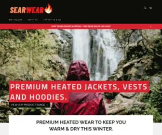 Searwear.com(Premium Heated Clothing) Screenshot