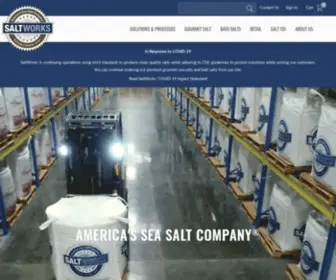 Seasalt.com(Saltworks is america's sea salt company®) Screenshot