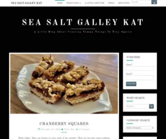 Seasaltgalleykat.com(Sea salt galley recipes) Screenshot