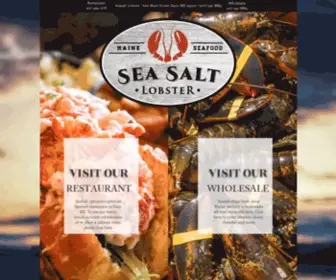 Seasaltlobster.com(Live lobster) Screenshot