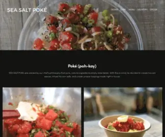 Seasaltpoke.com(Sea Salt Poke) Screenshot