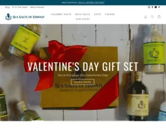 Seasaltsofhawaii.com(Hawaiian Sea Salts) Screenshot