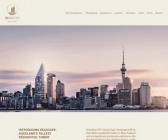 Seascapeauckland.co.nz(Luxury Freehold Harbourside Apartments in Auckland CBD) Screenshot