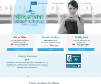 Seascapecapital.com(Mortgage Note Buyer) Screenshot