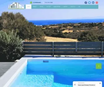 Seascapeparos.com(Luxury Vacation Paros) Screenshot