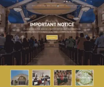 Seascc.org(Elizabeth Ann Seton Catholic Church) Screenshot