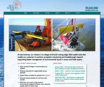 Seasciences.com(Sea Sciences) Screenshot