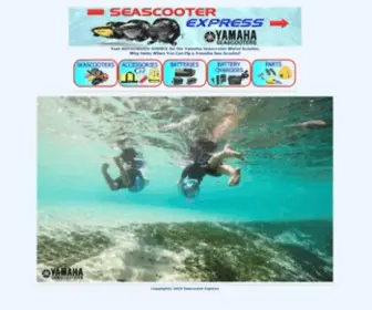 Seascooterexpress.com(Sea scooter) Screenshot