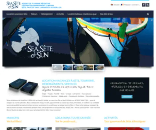 Seaseteandsun.com(Location Vacances à Sète) Screenshot