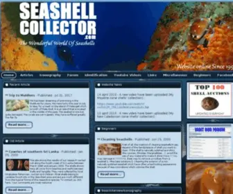 Seashell-Collector.com(SEASHELL COLLECTORS) Screenshot