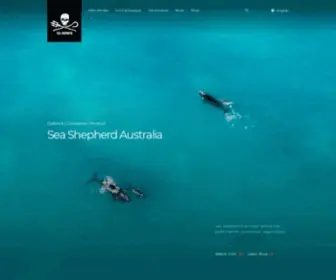 Seashepherd.org.au(Sea Shepherd Australia) Screenshot