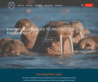 Seashepherdlegal.org(Seashepherdlegal) Screenshot