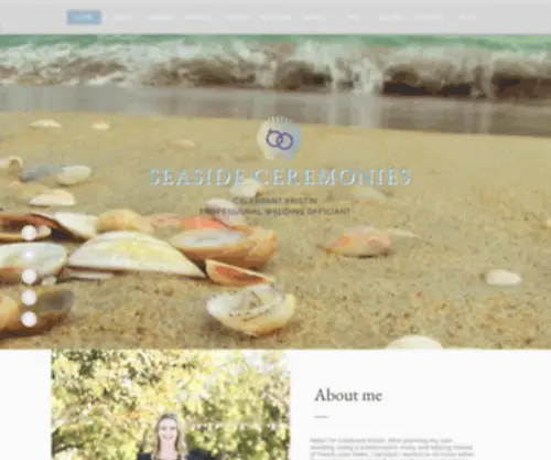 Seaside-Ceremonies.com(Seaside Ceremonies) Screenshot