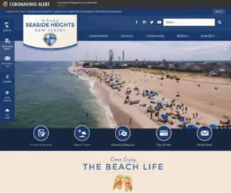 Seaside-Heightsnj.org(Seaside Heights Borough) Screenshot
