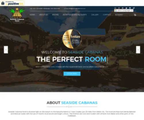 Seasidecabanas.com(Seaside Cabanas Hotel) Screenshot