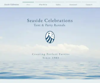 Seasidecelebrations.com(Seaside Celebrations) Screenshot