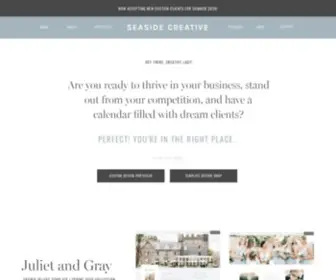 Seasidecreative.com(Showit Website Templates and Brands for Creative Businesses) Screenshot