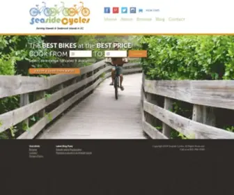 Seasidecycles.com(Kiawah Island Bike Rentals and Seabrook Island Bike Rentals) Screenshot