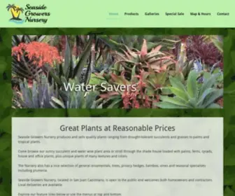 Seasidegrowers.com( Seaside Growers Nursery) Screenshot