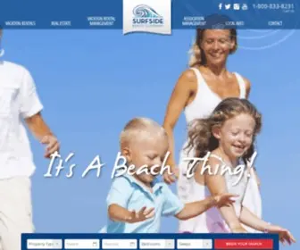 Seasiderentalsonline.com(Surfside Beach Rentals & Vacations) Screenshot