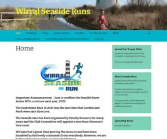 Seasideruns.com(Wirral Seaside Runs) Screenshot