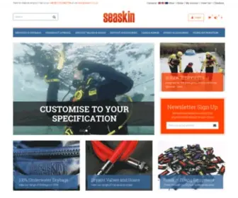 Seaskin.co.uk(Dry Suits from Seaskin Custom Drysuits) Screenshot