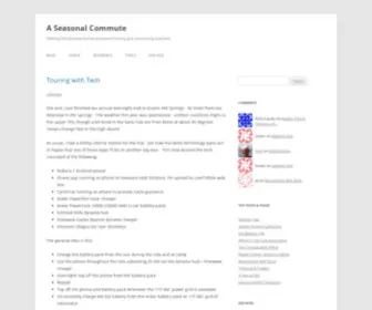 Seasonalcommute.com(A Seasonal Commute) Screenshot