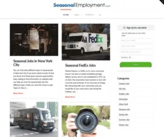Seasonalemployment.com(Find Great Summer) Screenshot