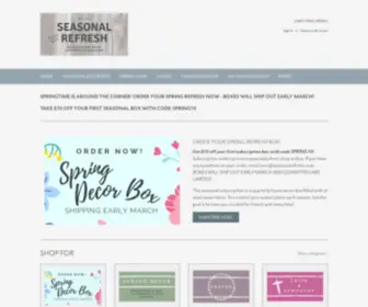 Seasonalrefresh.com(Seasonal Refresh) Screenshot
