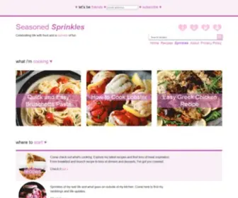 Seasonedsprinkles.com(Seasoned Sprinkles) Screenshot
