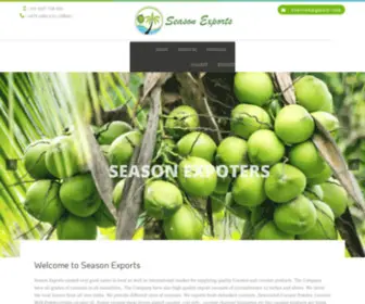 Seasonexports.com(Season Exporters) Screenshot