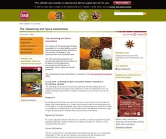 Seasoningandspice.org.uk(SSA) Screenshot