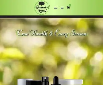 Seasons4Releaf.com(Organic CBD Oil Products) Screenshot
