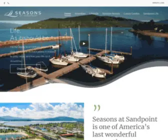 Seasonsatsandpoint.com(Sandpoint Real Estate and Rentals) Screenshot