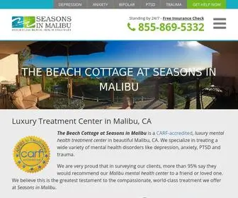 Seasonsbeachcottage.com(Malibu, CA) Screenshot