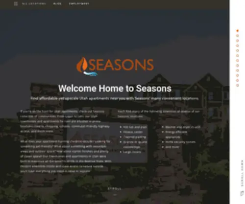 Seasonsforrent.com(Utah Apartments for Rent) Screenshot