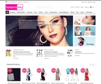 Seasonsway.com(Online shopping store for Mobiles) Screenshot