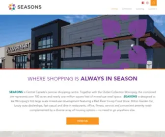 Seasonswinnipeg.ca(Winnipeg, Manitoba, Canada) Screenshot