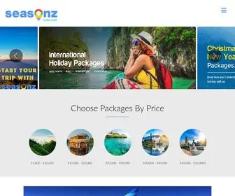 Seasonzindia.com(Tour Operators In Kerala India) Screenshot