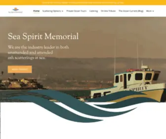 Seaspiritmemorial.com(Sea Spirit Memorial's mission) Screenshot