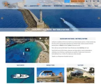 Seastarchania.gr(Chania private yacht cruises & boat tours) Screenshot