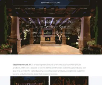 Seastoneprecast.com(SeaStone Precast) Screenshot