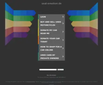 Seat-Emotion.de(seat emotion) Screenshot